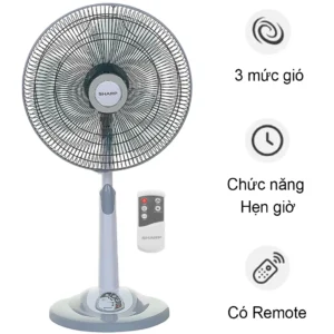 Quạt đứng Sharp 50W PJ-L40RV-LG