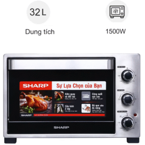 Lò nướng Sharp 32 lít EO-A323RCSV-ST