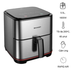 Nồi chiên không dầu Sharp 7/5.5 lít KF-AF70EV-ST