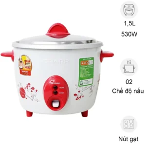 Nồi cơm nắp rời Sharp 1.5 lít KSH-D15V