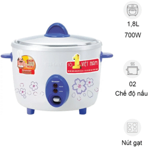 Nồi cơm nắp rời Sharp 1.8 lít KSH-D19V