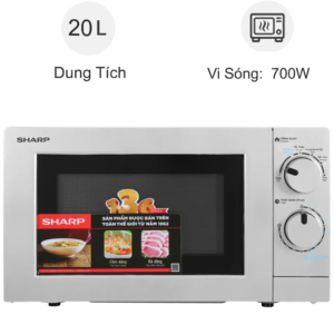 Lò vi sóng cơ Sharp R-207VN-SL/R-208VN-WS
