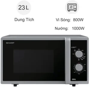 Lò vi sóng cơ có nướng Sharp 23L R-G322VN-S
