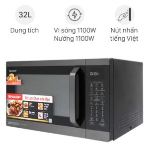 Lò vi sóng có nướng Sharp 32 lít R-C932XVN-BST