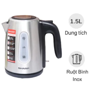 Bình đun siêu tốc Sharp 1.5 lít EKJ-15EVS-ST
