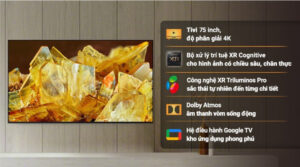 Google Tivi Sony 4K 75 inch XR-75X90L
