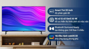 Smart Tivi LG 4K 50 inch 50UQ8000PSC