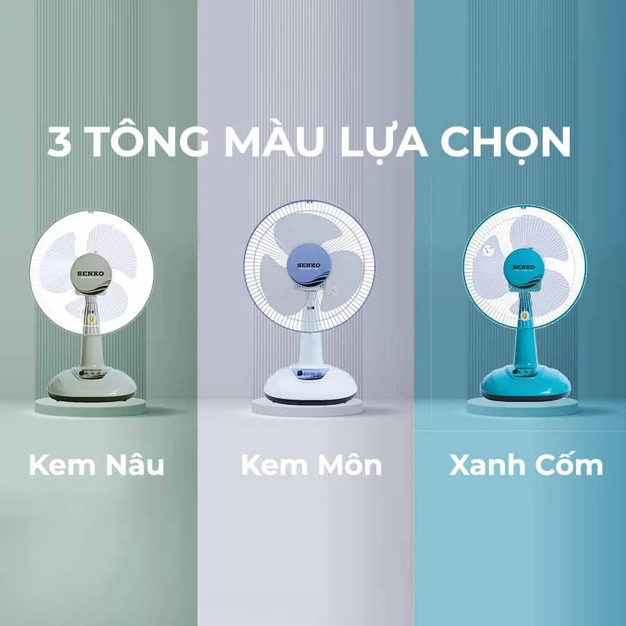 Quạt bàn Senko 3 cánh 40W B1216 - Ảnh 6