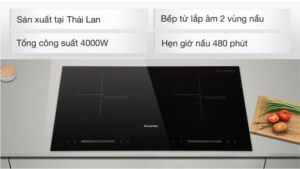 Bếp từ đôi lắp âm Junger CEJ-201-II