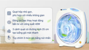 Quạt hộp Senko 3 cánh BD1012 40W