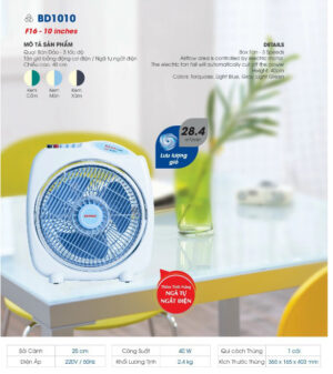Quạt Bàn Đảo SENKO BD1010