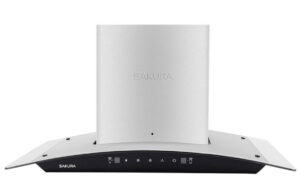 Máy hút khói kính cong, cảm ứng vẫy tay Sakura SR-7730AG