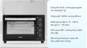 Lò nướng Panasonic NB-H3801KRA 38 lít