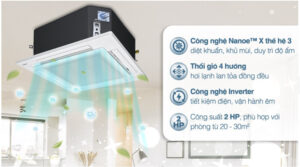 Máy lạnh âm trần Panasonic Inverter 2 HP S-1821PU3HA/U-21PRH1H5