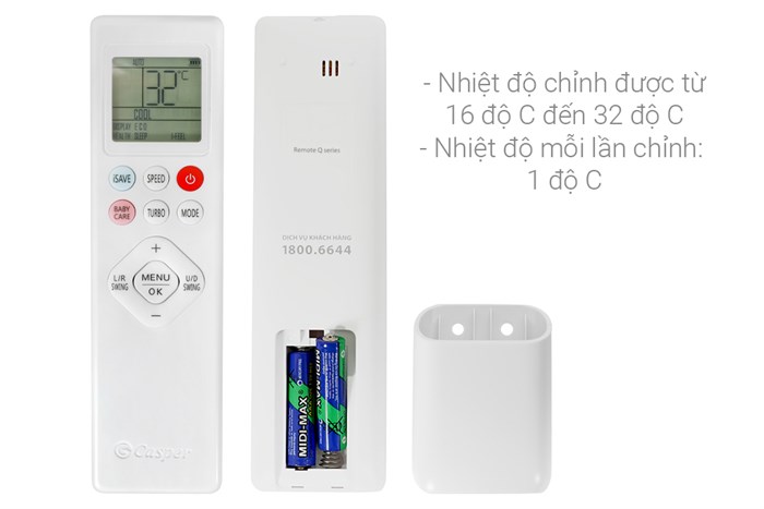 Máy Lạnh Casper Inverter 1 Hp QC-09IS36 - Ảnh 6