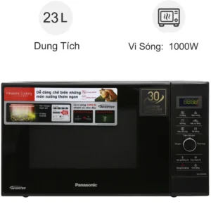 Lò vi sóng có nướng inverter Panasonic 23 lít NN-GD37HBYUE