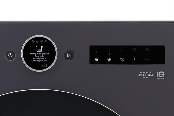 Máy giặt sấy LG Inverter giặt 15 kg - sấy 8 kg F2515RNTG - Ảnh 5