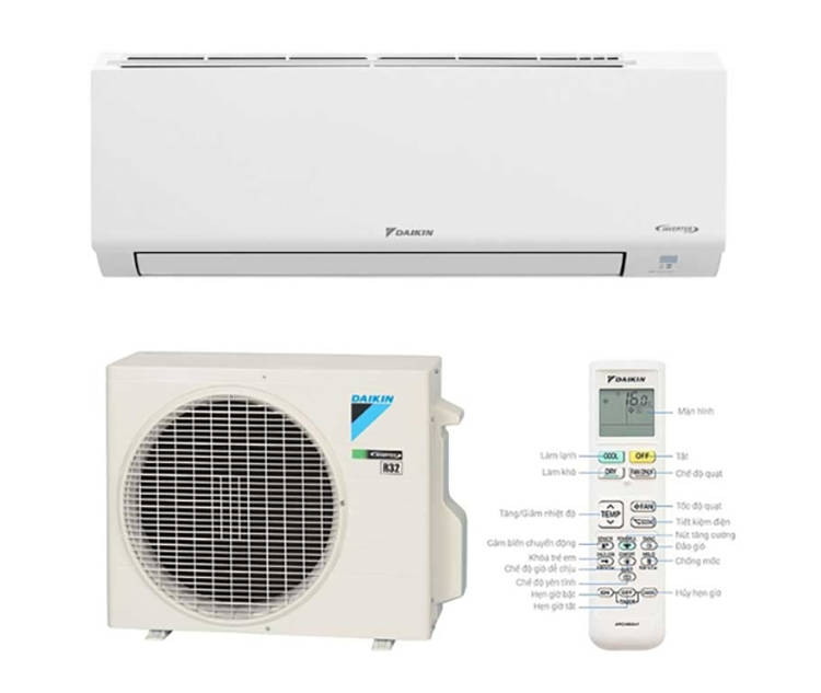 Máy lạnh Daikin Inverter 1.5 HP FTKB35ZVMV - Ảnh 4