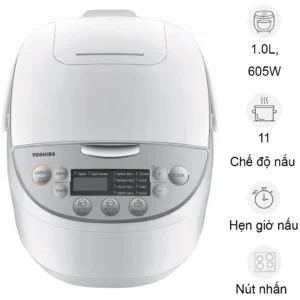 Nồi cơm điện tử Toshiba 1 lít RC-10DH2PV(W)