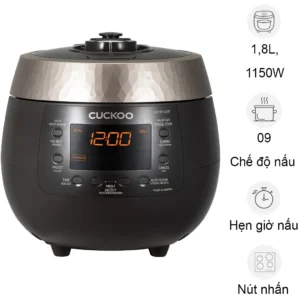 Nồi cơm điện tử áp suất Cuckoo 1.8 lít CRP-R1000F/BKGBCRVNCV