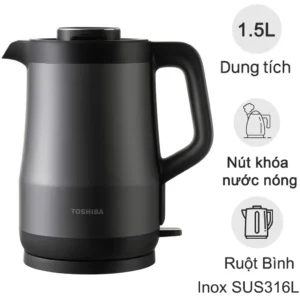 Bình đun siêu tốc Toshiba 1.5 lít KT-15DRTVN(H)