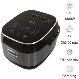 Nồi cơm cao tần Sharp 1.8 lít KS-IH191V-BK
