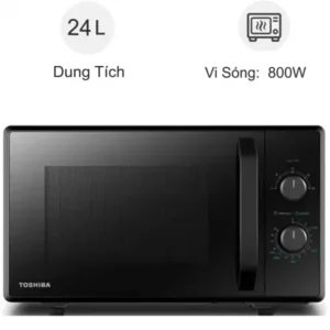 Lò vi sóng Toshiba 24 lít MW2-MM24PC(BK)