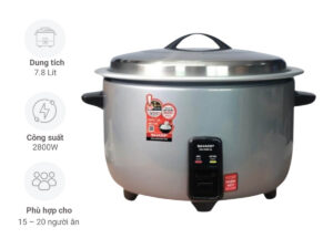Nồi cơm nắp rời Sharp 7.8 lít KSH-H78V-SL