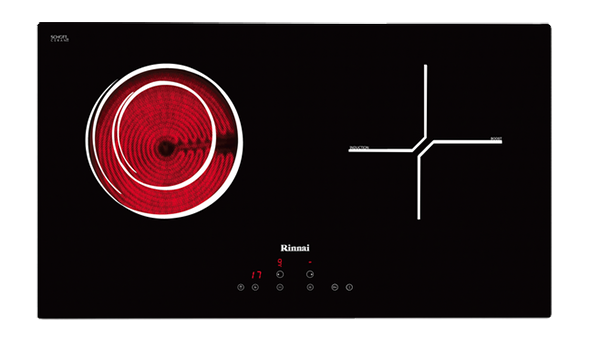 Bếp đôi hồng ngoại điện từ Rinnai RB-7022HE-CB