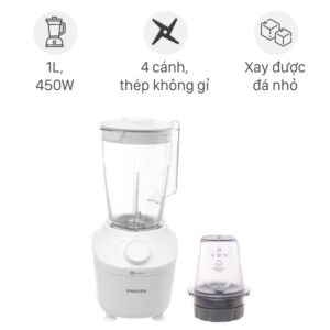 Máy xay sinh tố đa năng Philips 2 cối HR2041/10