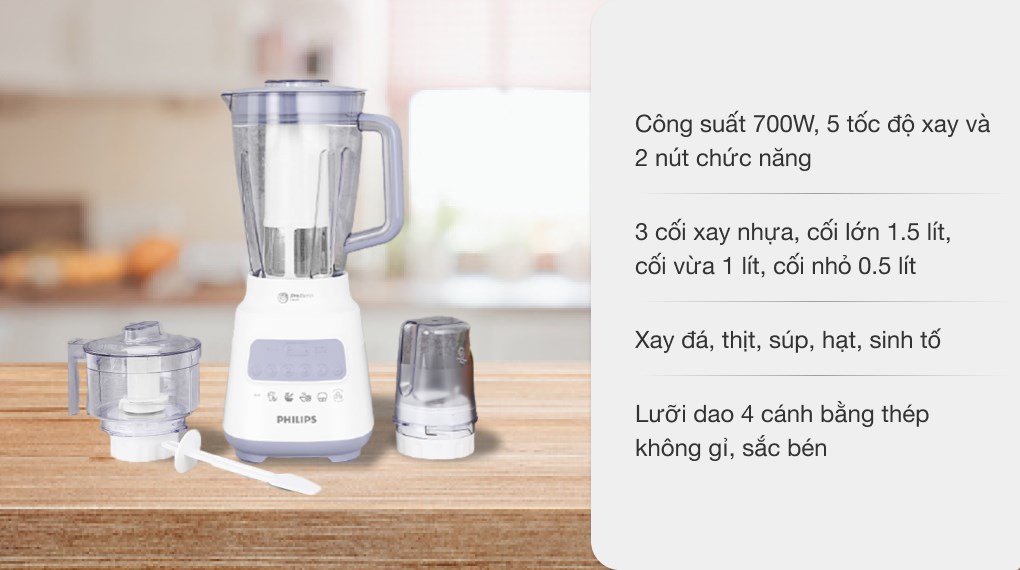 Máy xay sinh tố đa năng Philips HR2223/00 - Ảnh 9