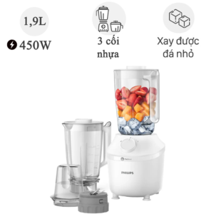 Máy xay sinh tố đa năng Philips 3 cối HR2041/50