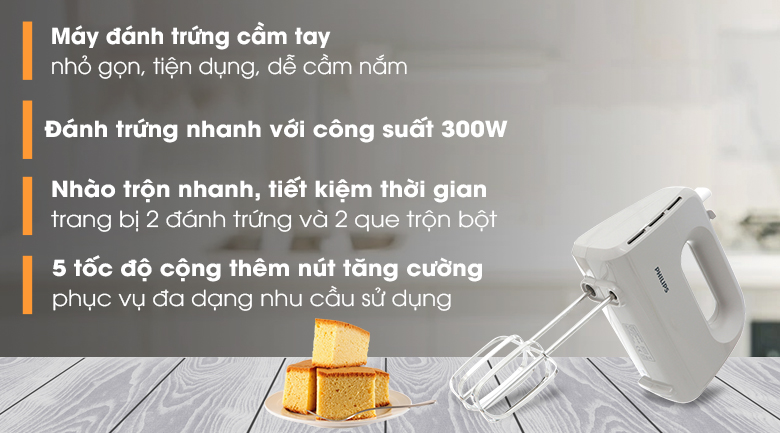 Máy đánh trứng Philips HR3705/20 - Ảnh 7