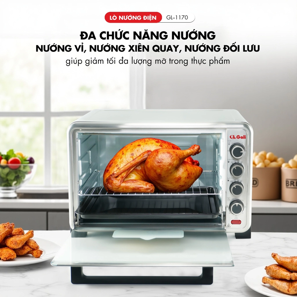 Lò nướng thùng Gali 70L GL-1170 - Ảnh 2