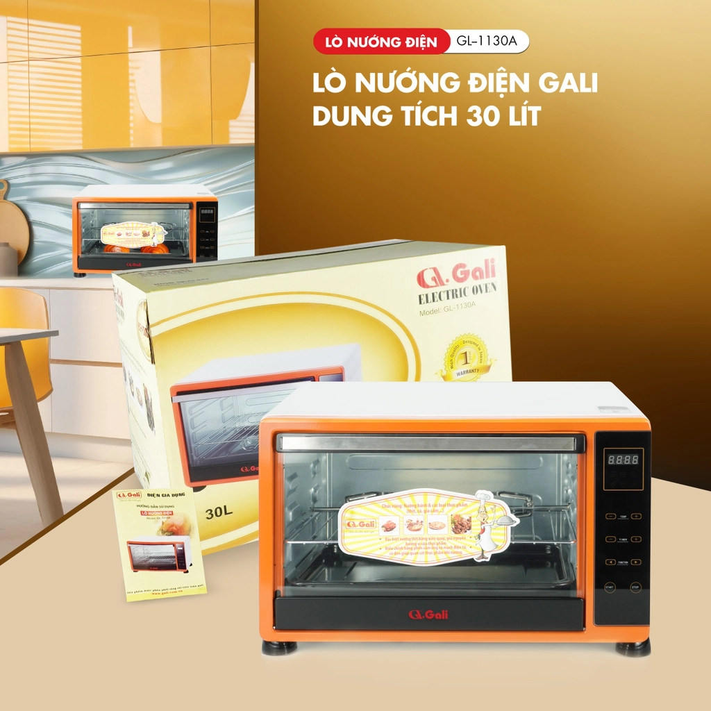 Lò nướng điện Gali 30L GL-1130A - Ảnh 2