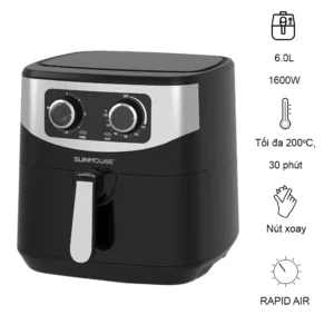 Nồi chiên không dầu Sunhouse 6 lít SHD4062