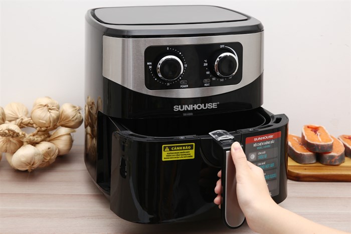 Nồi chiên không dầu Sunhouse 6 lít SHD4062 - Ảnh 3