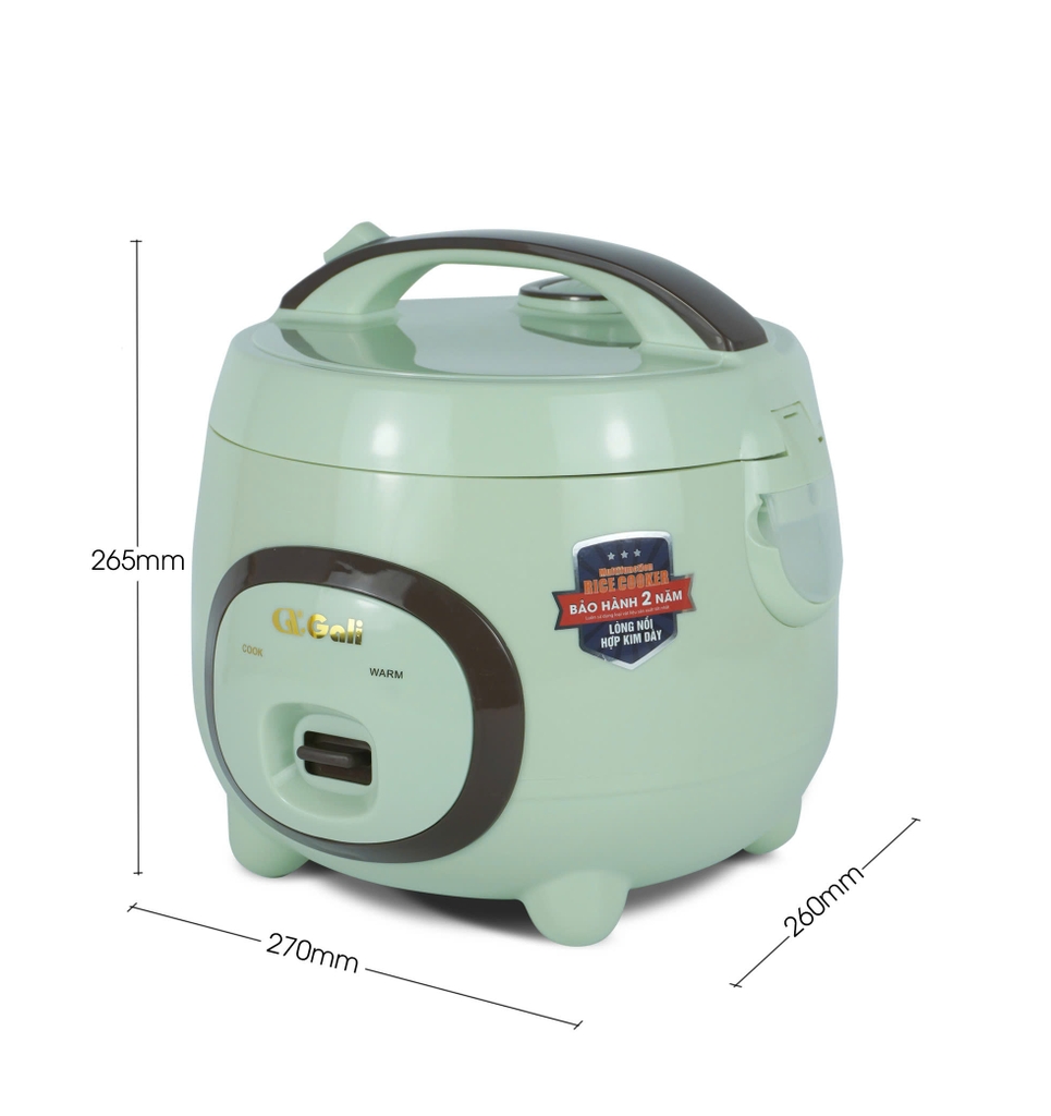 Nồi cơm điện nắp gài Gali GL-1712B