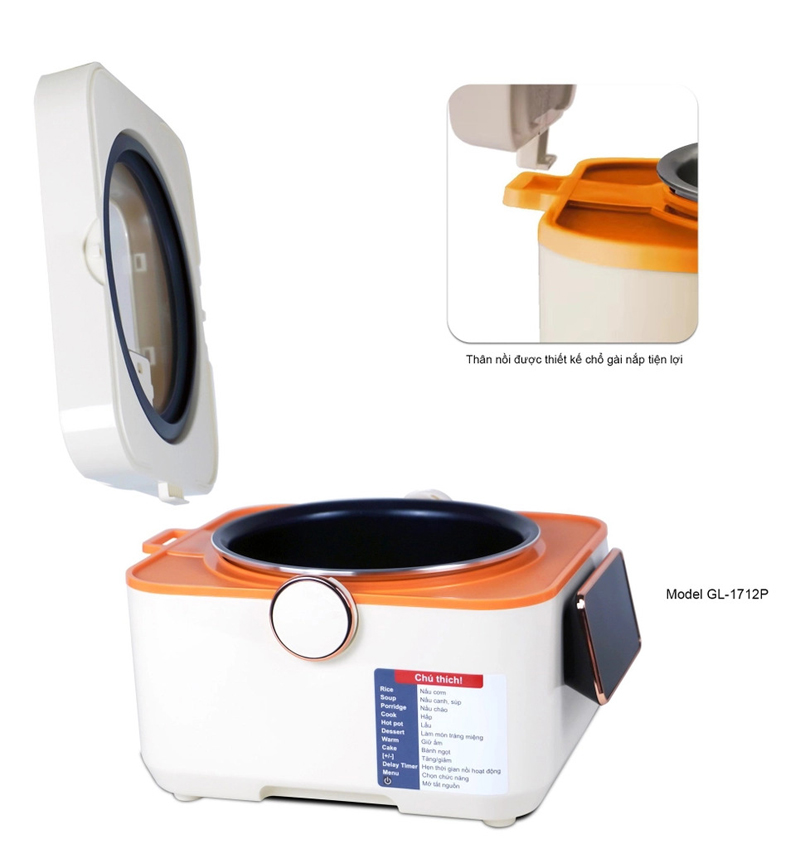 Nồi cơm điện Gali GL-1712P - Ảnh 4