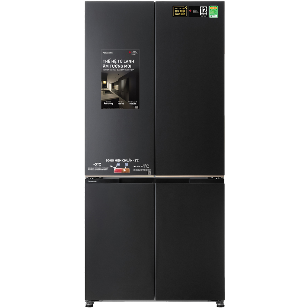 Tủ lạnh Panasonic Inverter 445 lít Multi Door NR-XZ520CWKV