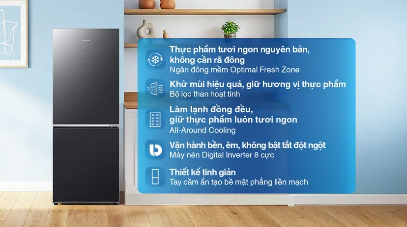 Tủ lạnh Samsung Inverter 280 lít RB27N4020B1/SV - Ảnh 7
