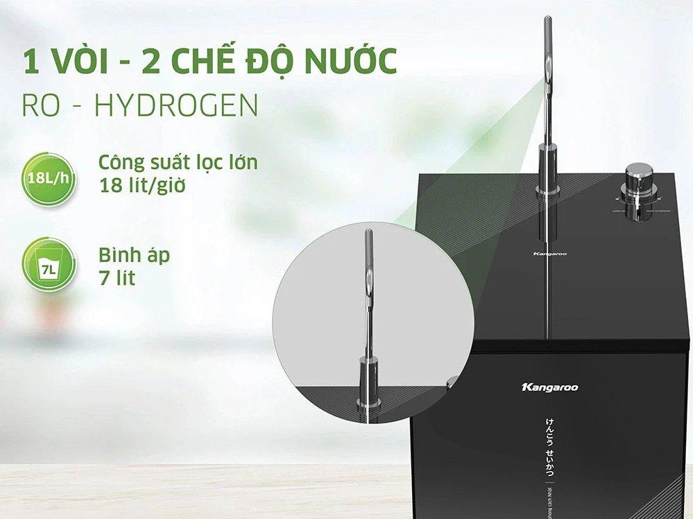 Máy lọc nước Kangaroo Hydrogen 12 lõi KG12S17H1 - Ảnh 5