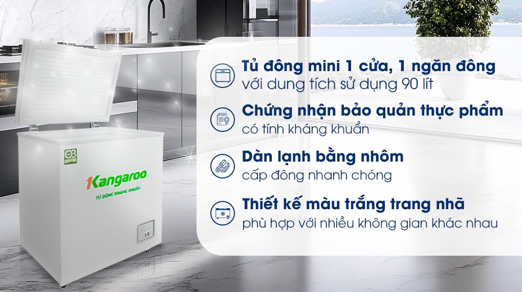 Tủ đông Kangaroo 90 lít KG090C1N - Ảnh 8