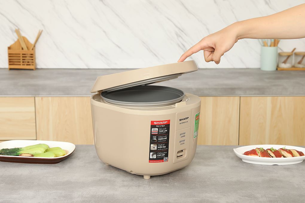Nồi cơm nắp gài Sharp 1.8 lít KS-PR18ETV-VA - Ảnh 9