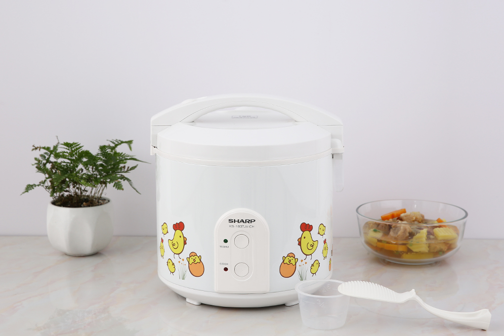 Nồi cơm nắp gài Sharp 1.8 lít KS-183TJV-CH - Ảnh 2